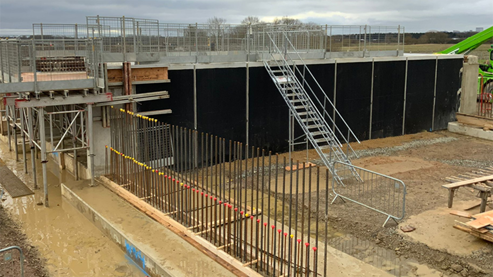 Milton Keynes East Development construction site